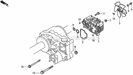 Part Location Diagram of 92101-05010-0A Honda Bolt, Hex. 5X10