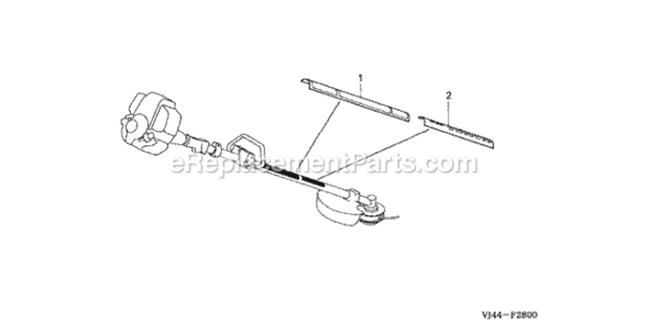 Labels 2 Diagram and Parts List for HHT25S Type LTAVIN# HAFA-1000001 to HAFA-9999999 Honda Trimmer