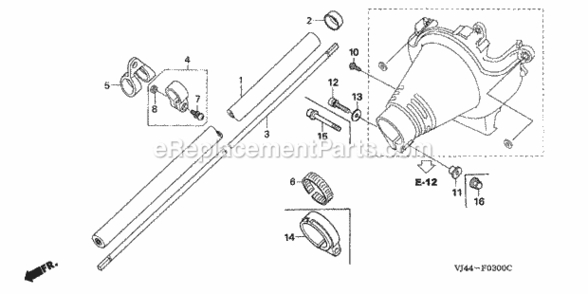 Part Location Diagram of 90167-SA0-980 Honda Nut 5Mm