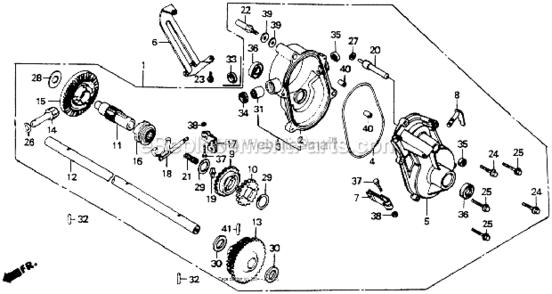 Part Location Diagram of 90452-VB5-800 Honda Washer, Thrust (12Mm)