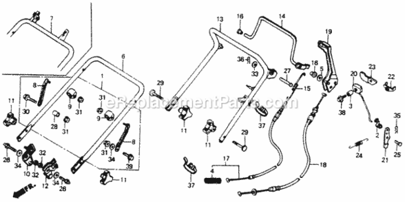 Part Location Diagram of 75165-VA4-000 Honda Rod, Ratchet Push