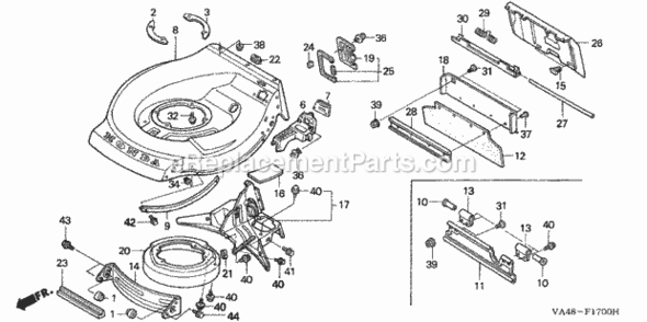 Part Location Diagram of 76231-952-010 Honda Grommet, Cable