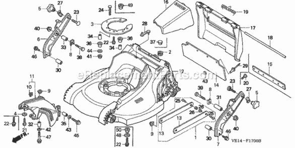 Part Location Diagram of 90102-VE0-000 Honda Bolt, Engine Setting