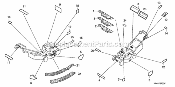 Part Location Diagram of 87532-VB5-D01 Honda Mark, Throttle