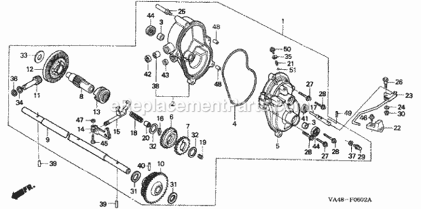 Part Location Diagram of 90012-VA4-800 Honda Bolt, Guide