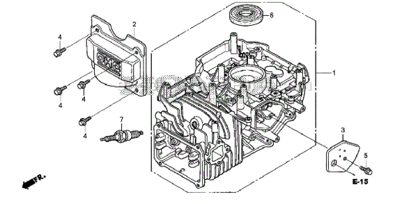 Page G Diagram and Parts List for HRX217 TDAVin#MAGA-1000001TOMAGA-1299999 Honda Lawn Mower