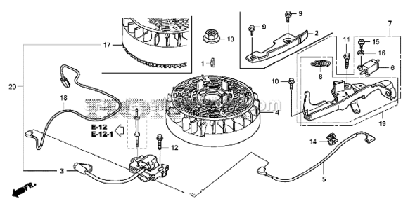 Page I Diagram and Parts List for HRX217 TDAVin#MAGA-1000001TOMAGA-1299999 Honda Lawn Mower