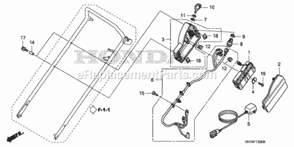 Part Location Diagram of 35114-VH7-B00 Honda Nut, Switch