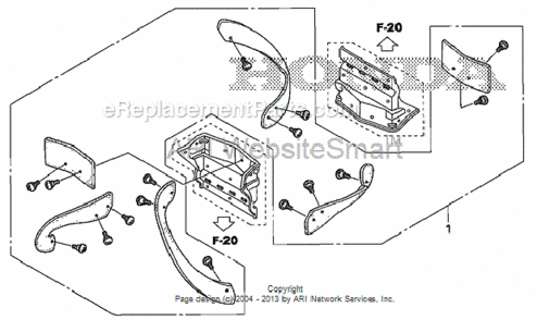 Auger Rubber Kit Diagram and Parts List for HS520 Type ASVIN# SZBG-6000001 to SZBG-6099999 Honda Snow Blower