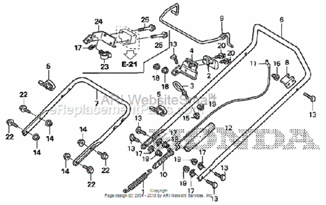 Part Location Diagram of 90118-961-000 Honda Nut, Self-Lock (8Mm)