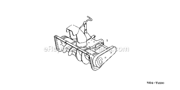 Part Location Diagram of 06803-750-880 Honda Snow Thrower Kit