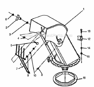 Part Location Diagram of 76325-771-S00 Honda Chute Sub-Assembly.