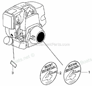 Part Location Diagram of 87601-ZM3-930 Honda Mark, Type