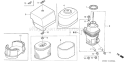 Page A Diagram and Parts List for GX270 Type PAE2/A - VIN# GCAB-2000001-9999999 Honda Engine