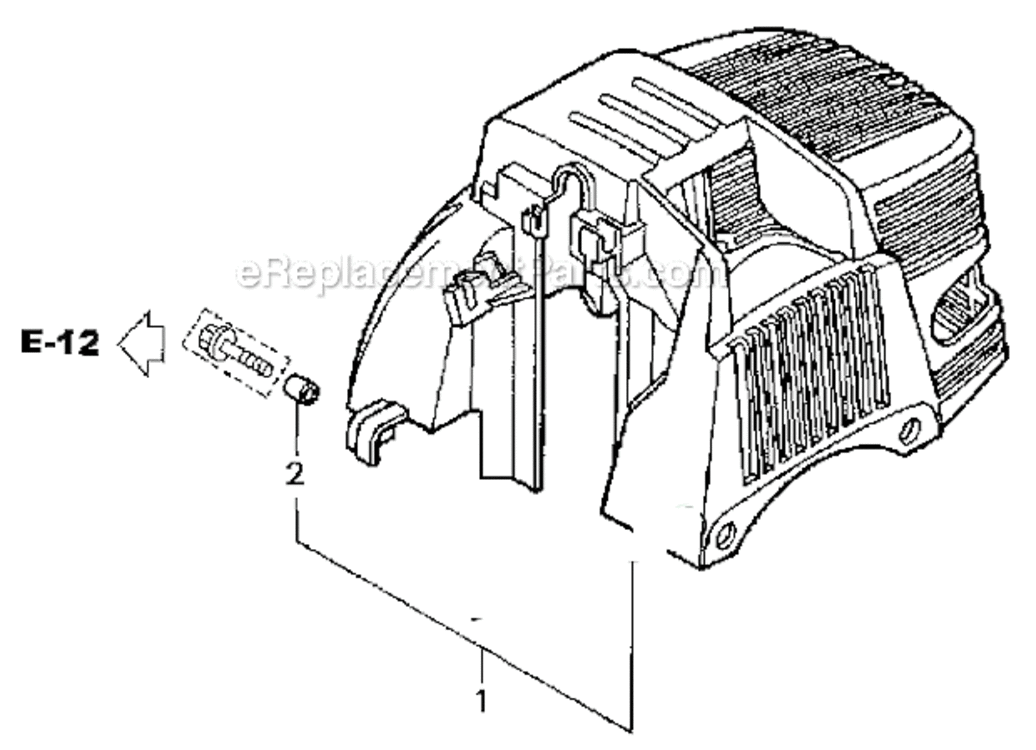 Cover Diagram and Parts List for UMK422 LNA Honda Trimmer