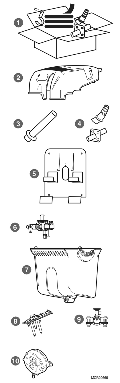 Part List Diagram and Parts List for HM609A1000  Honeywell Humidifier