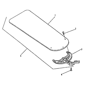 Fan Blades Diagram and Parts List for 22423  Hunter Ceiling Fan