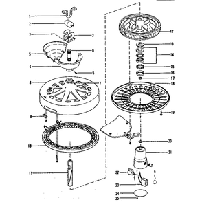 Part Location Diagram of 63351-01-063 Hunter Cover White