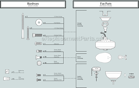 Part Location Diagram of 77646-08 Hunter Light bulb / Bulb