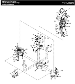 Section 1 Diagram and Parts List for FP2070  Husky Compressor
