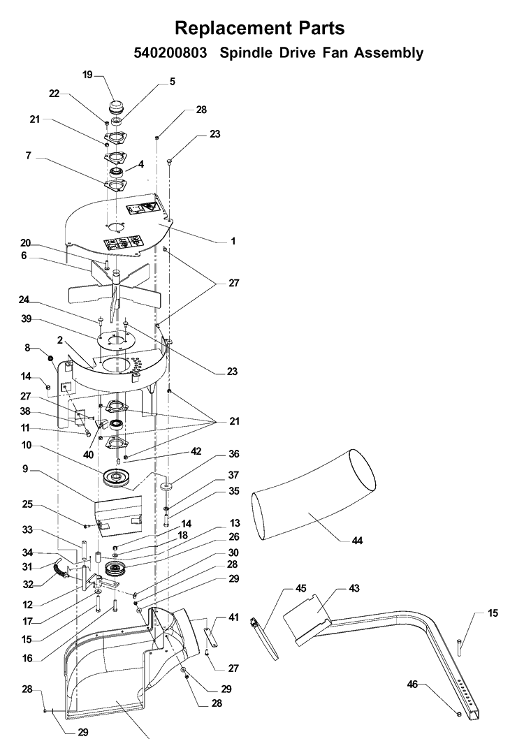 Bagger 9 Diagram and Parts List for 540200800 2003-04 Husqvarna Lawn Tractor Accessories