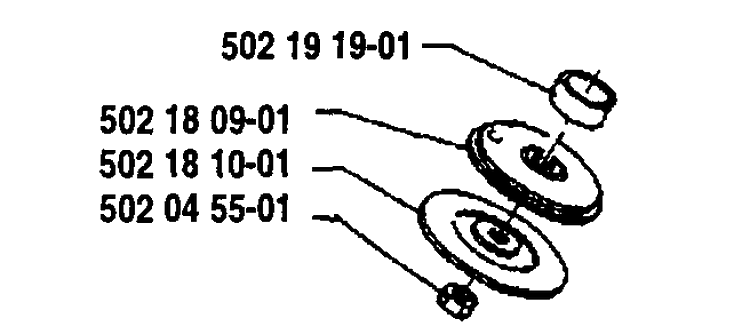 Spool Assembly Diagram and Parts List for 125L 1992-01 Husqvarna Trimmer