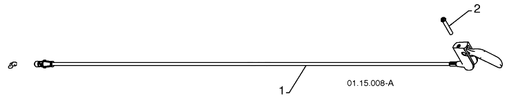 Handles 5 Diagram and Parts List for 11524E (96193006600)(2010-05) Husqvarna Snow Blower