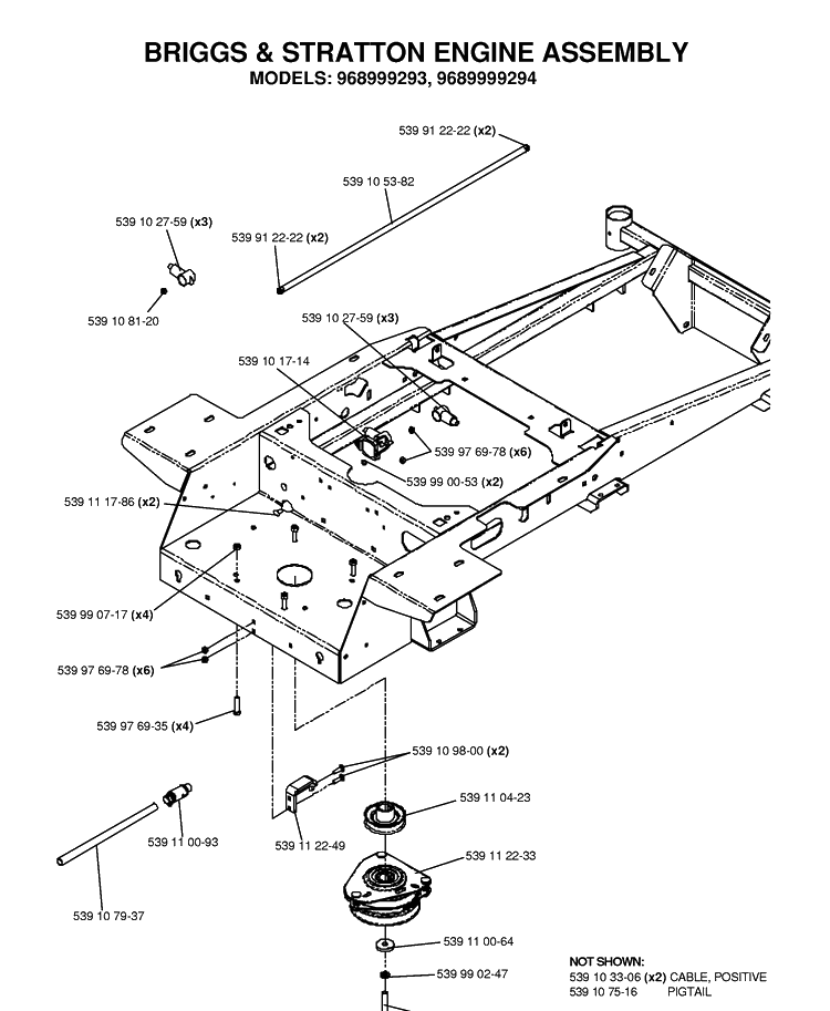 Engine 2 Diagram and Parts List for EZ4217KAA (968999373)(2006-02) Husqvarna Lawn Mower