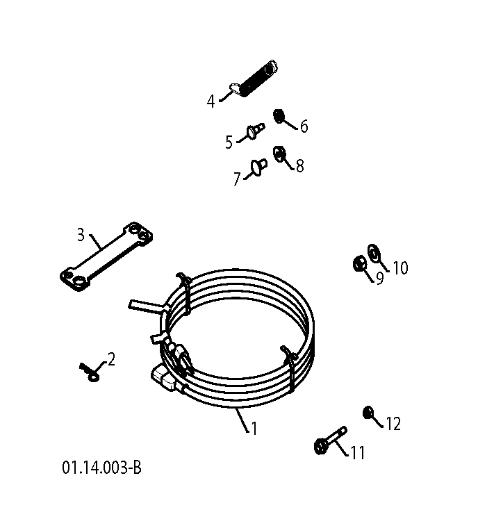 Accessories Diagram and Parts List for 12527SB96193005600 2010-07 Husqvarna Snow Blower
