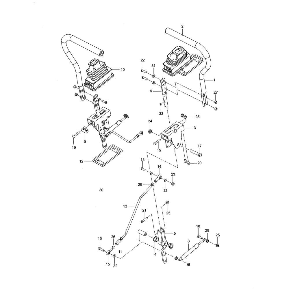 Steering Diagram and Parts List for 91750662  Husqvarna Lawn Tractor