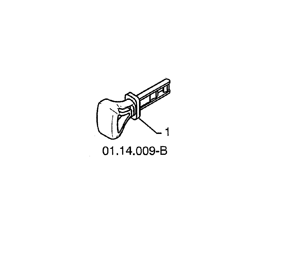 Ignition key Diagram and Parts List for 96193009603  Husqvarna Snow Blower