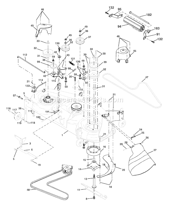 Page G Diagram and Parts List for GTH2248XPB (954567888) (2002-10) Husqvarna Lawn Tractor