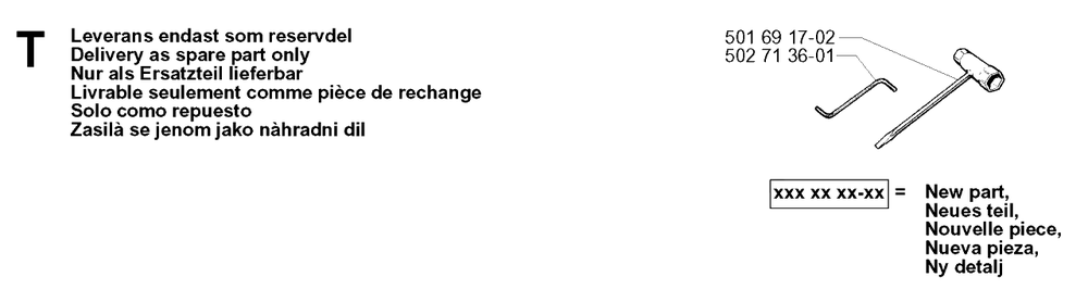 Accessories Diagram and Parts List for R13 2001-01 Husqvarna Lawn Tractor