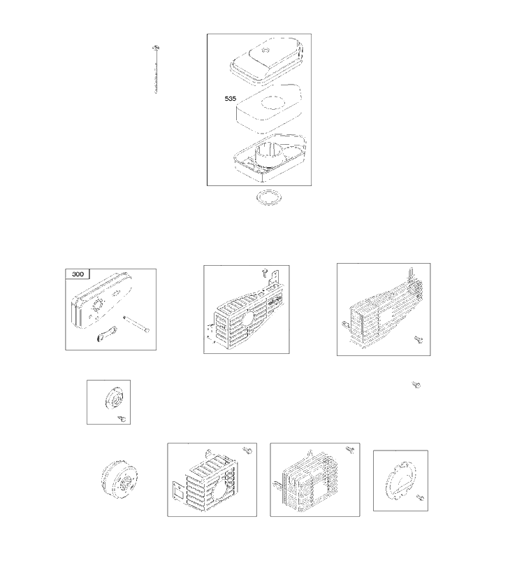 Air Filter Diagram and Parts List for 10T5020188H1 2017-01 Husqvarna Engine