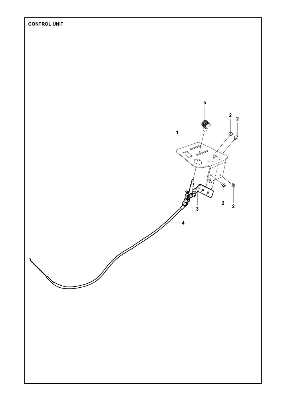 Controls Diagram and Parts List for R214TC 2022 Husqvarna Lawn Tractor