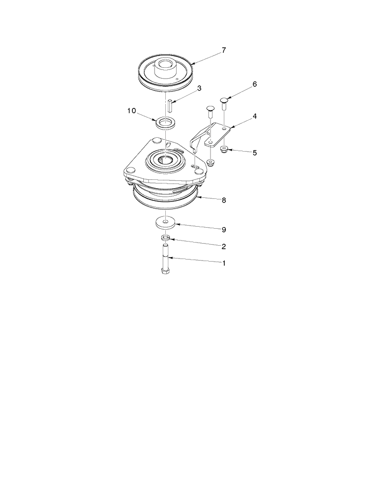 Clutch Diagram and Parts List for Z454 (96798470101)(2020-04) Husqvarna Lawn Mower