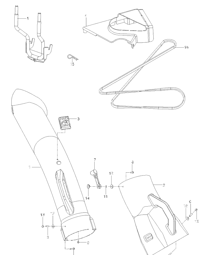 Installation Accessories Diagram and Parts List for 52IN 2019-05 Husqvarna Lawn Tractor Accessories