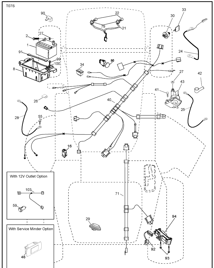 Electrical Diagram and Parts List for LGT2554 (96045001502)(2010-02) Husqvarna Lawn Mower