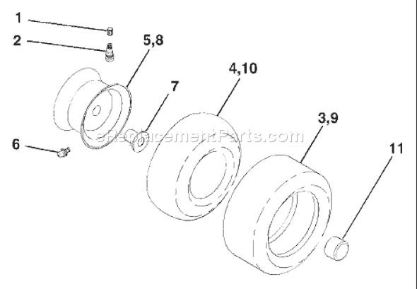 Page J Diagram and Parts List for LTH1742A (954570376) (2002-11) Husqvarna Lawn Tractor