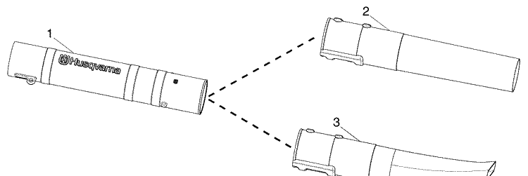 Repair Parts 2 Diagram and Parts List for 125B 2008-10 Husqvarna Leaf Blower / Vacuum
