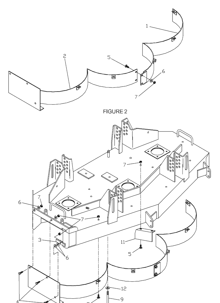 48 Inch Mulch Kit Diagram and Parts List for 48"SMALLFRAMERIDEMOWER 2006-04 Husqvarna Lawn Tractor Accessories