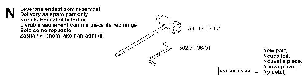 Accessories Diagram and Parts List for RIDER13RSPECIAL (953533001)(2003-09) Husqvarna Lawn Tractor