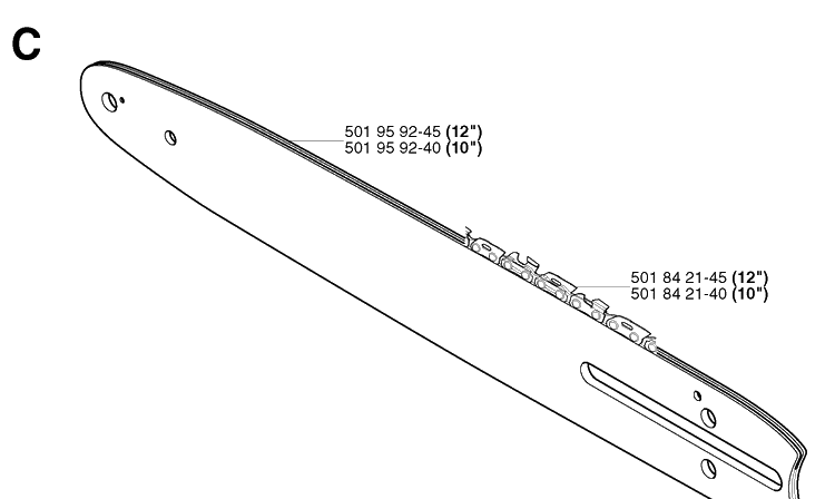 Accessories Diagram and Parts List for 323P 20020100001-20021800000 Husqvarna Pole Saw