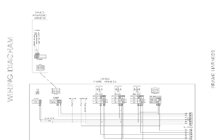 Schematic 2 Diagram and Parts List for IZE4218 (033600000 & HIGHER)(2004-01) Husqvarna Lawn Tractor