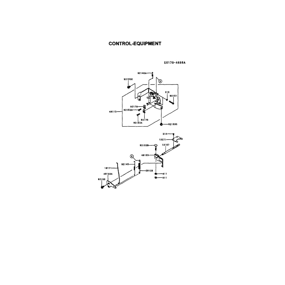 Engine >> Control-Equipment Diagram and Parts List for 917289580  Husqvarna Lawn Tractor