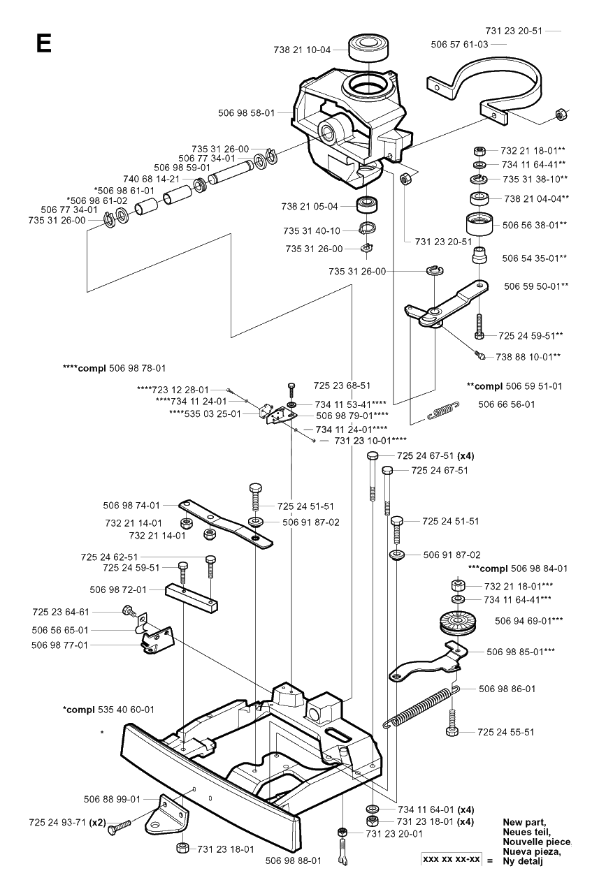 Steering Column Diagram and Parts List for R16 2003-01 Husqvarna Lawn Tractor