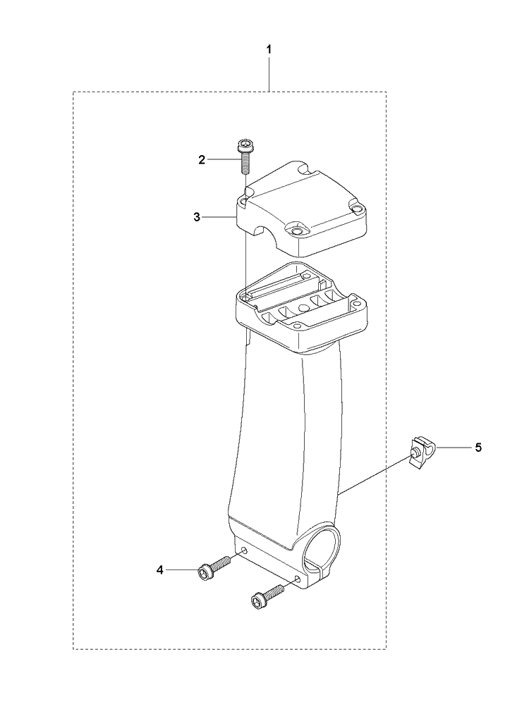 Suspension Diagram and Parts List for 241R 20144900001-Current Husqvarna Brush Cutter