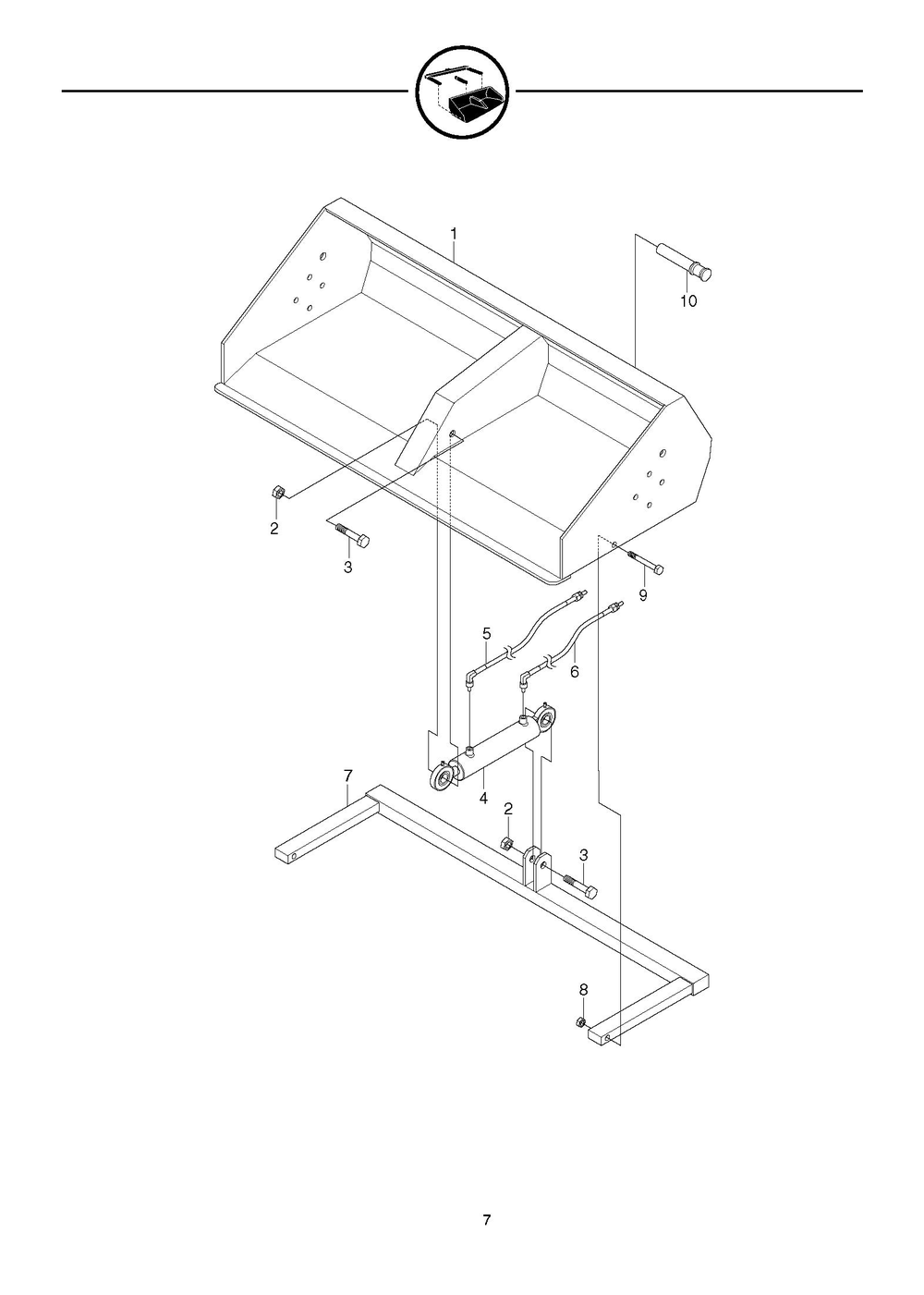 Complete Product Diagram and Parts List for ARUB5120XV1  Husqvarna Lawn Tractor Accessories