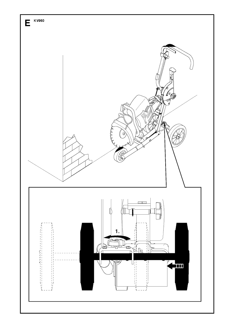 Assembly Diagram and Parts List for KV960 2007-07 Husqvarna Lawn Tractor Accessories