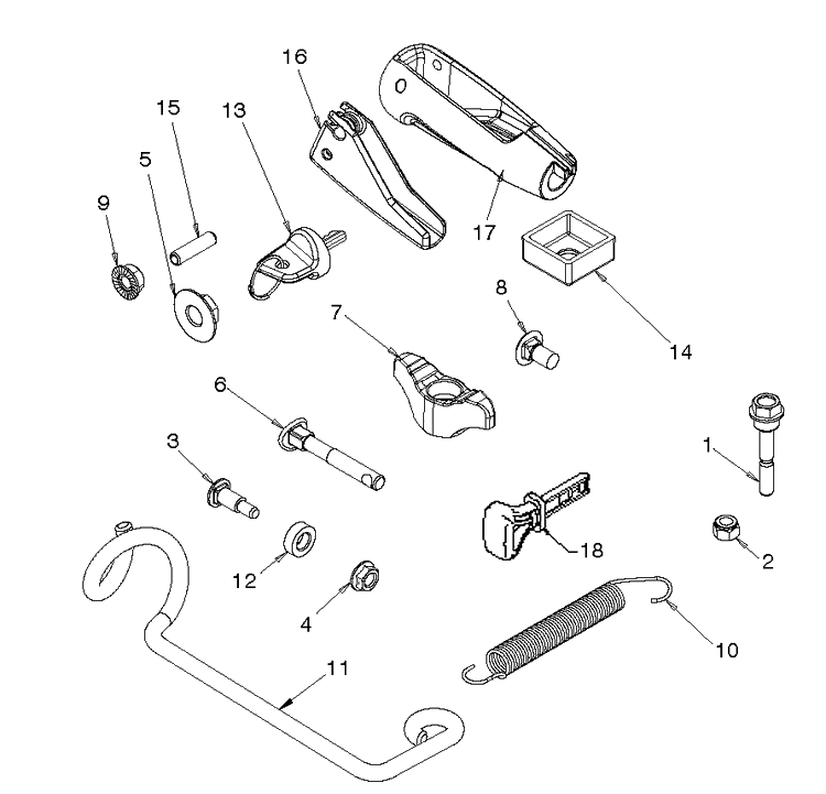 Accessories Diagram and Parts List for ST427  Husqvarna Snow Blower